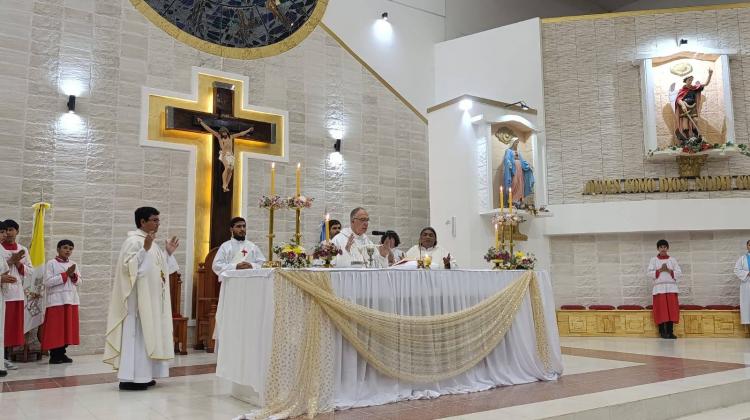 Las Breñas celebró a su patrono, San Miguel Arcángel