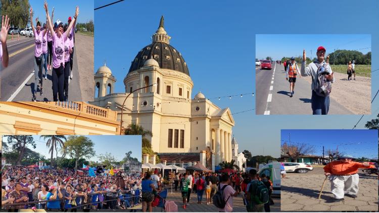 Los jóvenes del NEA peregrinan a la basílica de la Virgen de Itatí Los jóvenes del NEA peregrinan a la basílica de la Virgen de Itatí