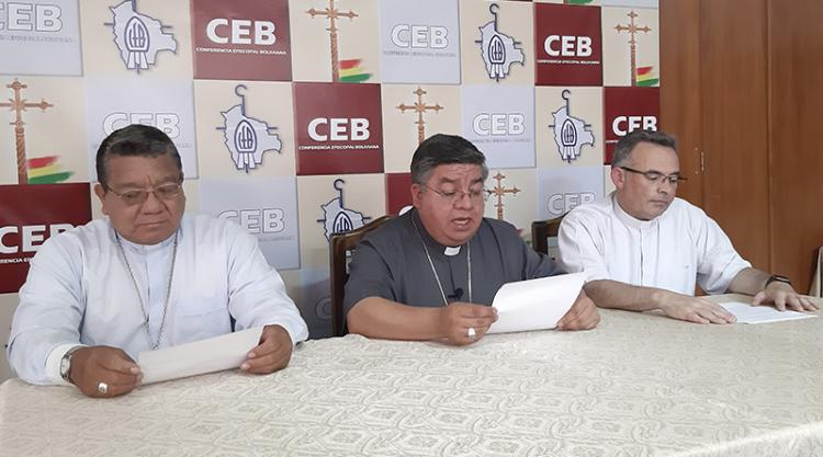 Los obispos de Bolivia piden 'buscar soluciones sinceras y sin politización' Los obispos de Bolivia piden 'buscar soluciones sinceras y sin politización'