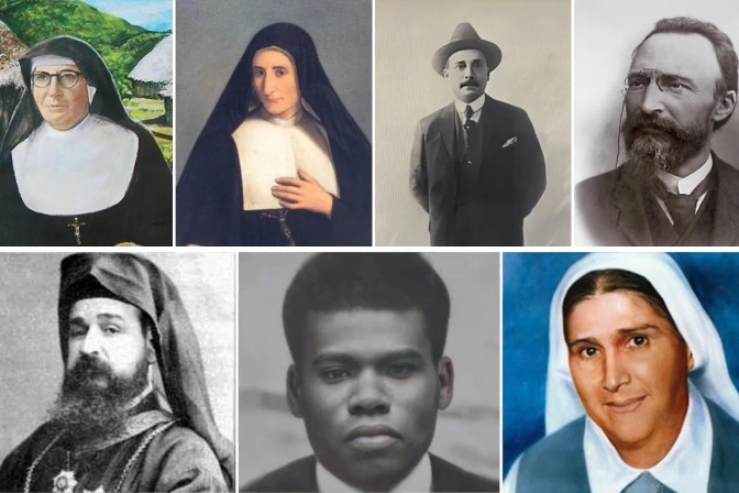 Los siete nuevos santos son luces bondadosas