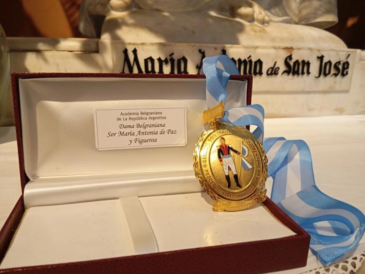 Mama Antula: imponen la Medalla Académica a la dama belgraniana post mortem