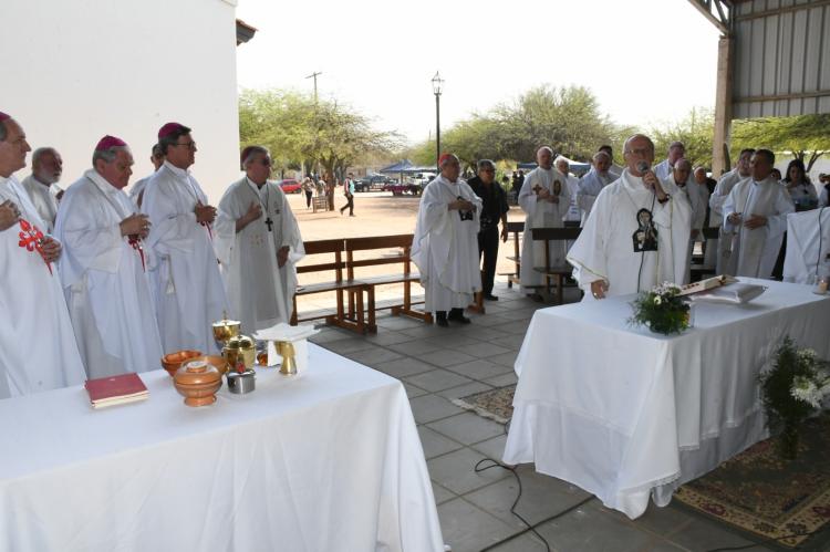 Misa de acción de gracias por la sede primada en el santuario de Mama Antula Misa de acción de gracias por la sede primada en el santuario de Mama Antula