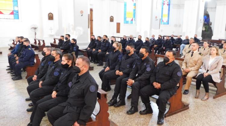 Misa en Goya para recordar a los policías federales caídos en el cumplimiento del deber Misa en Goya para recordar a los policías federales caídos en el cumplimiento del deber