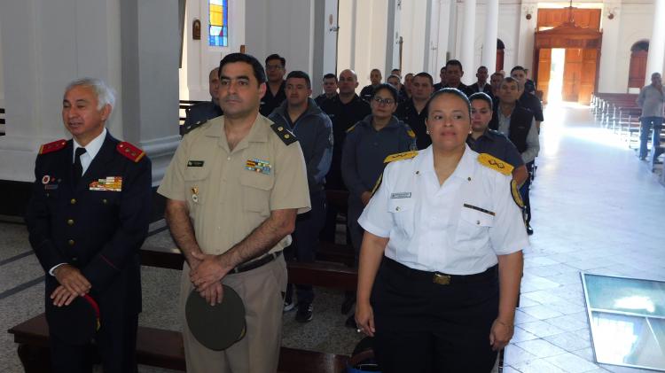 Misa por el 201° aniversario de la Policía Federal Argentina en la catedral de Goya Misa por el 201° aniversario de la Policía Federal Argentina en la catedral de Goya