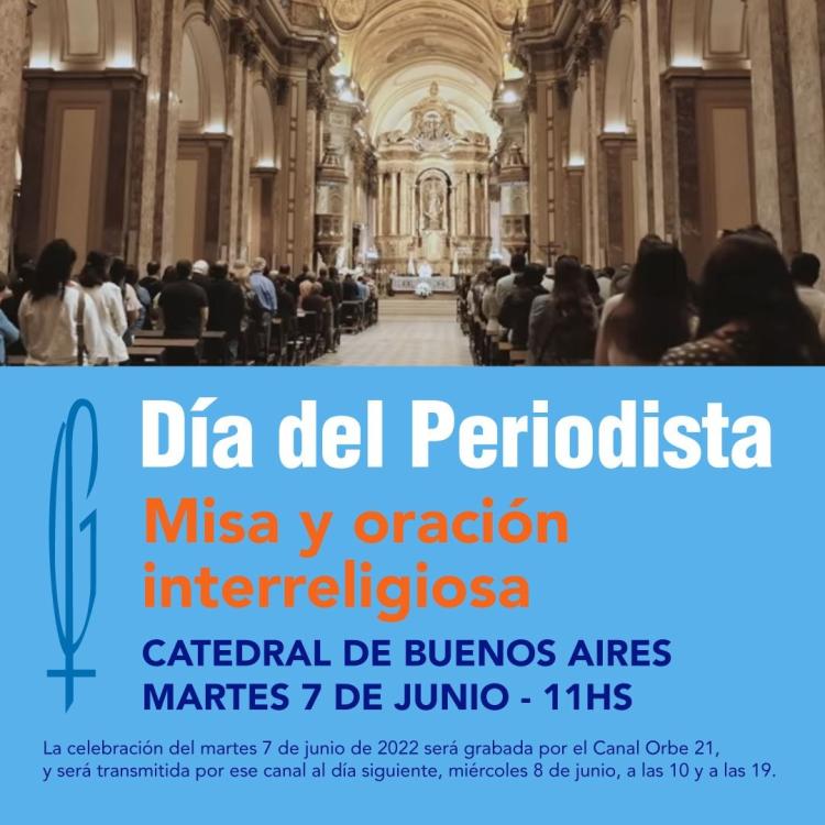 Misa por el Día del Periodista en la catedral de Buenos Aires Misa por el Día del Periodista en la catedral de Buenos Aires