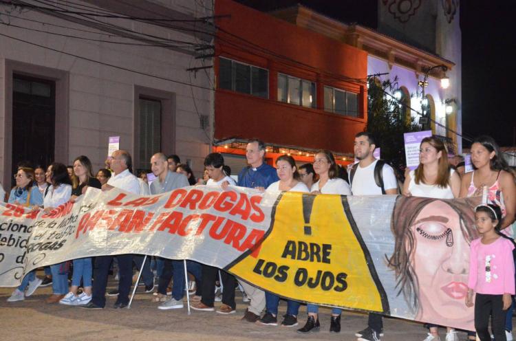 Mons. Canecin participó de la jornada contra el narcotráfico Mons. Canecin participó de la jornada contra el narcotráfico