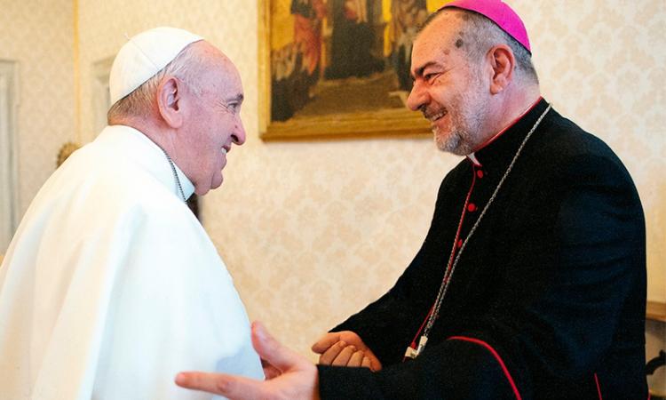 Mons. Domínguez comparte los consejos del Papa para la diócesis de San Rafael Mons. Domínguez comparte los consejos del Papa para la diócesis de San Rafael