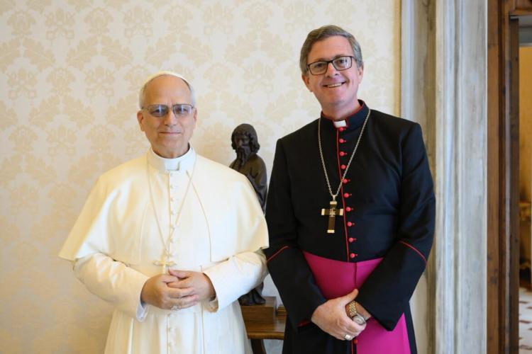 Mons. García Cuerva fue recibido en audiencia privada por el papa León XIV Mons. García Cuerva fue recibido en audiencia privada por el papa León XIV