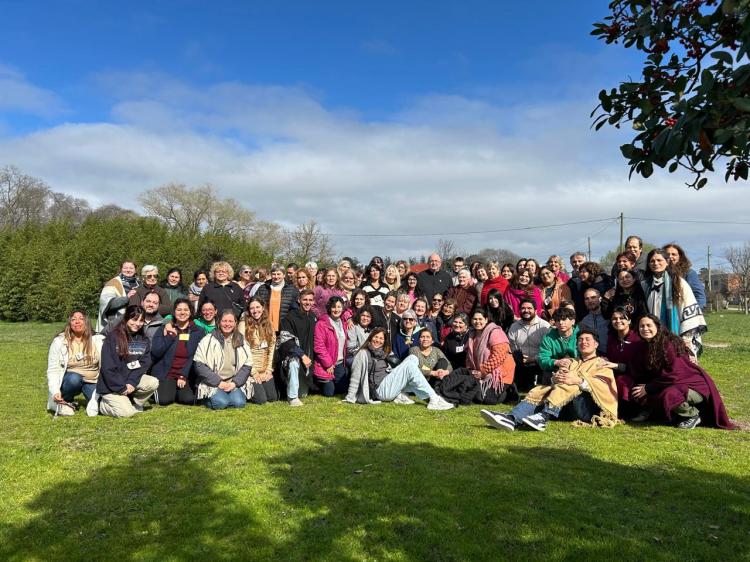 Mons. Giobando predicó ejercicios espirituales ignacianos en Mar del Plata
