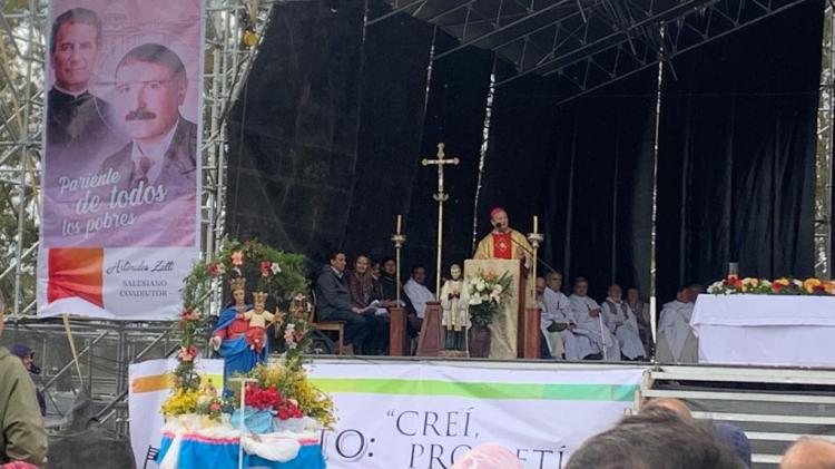 Mons. Laxague animó a pedirle a Don Zatti vivir la santidad cotidianamente Mons. Laxague animó a pedirle a Don Zatti vivir la santidad cotidianamente