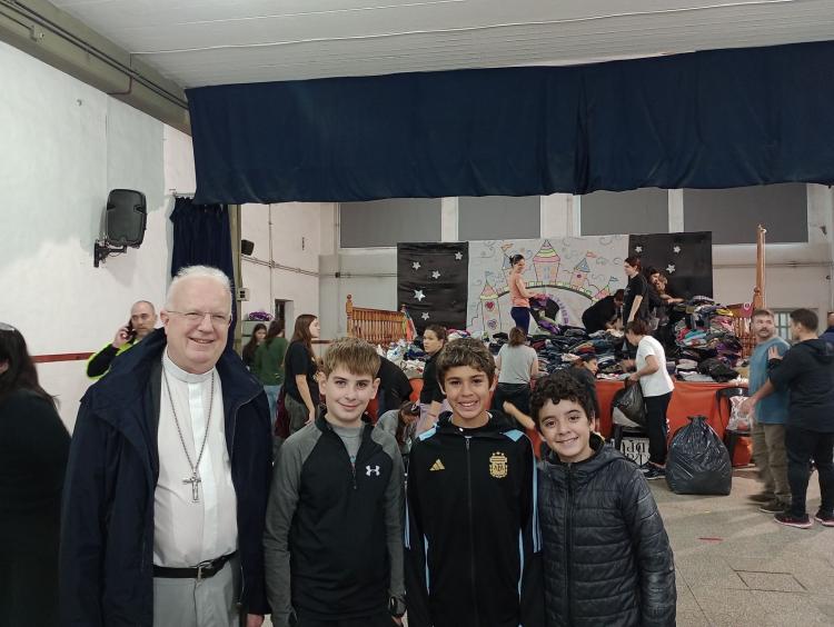 Mons. Laxague: "Es muy fuerte escuchar la frase 'lo perdimos todo'"