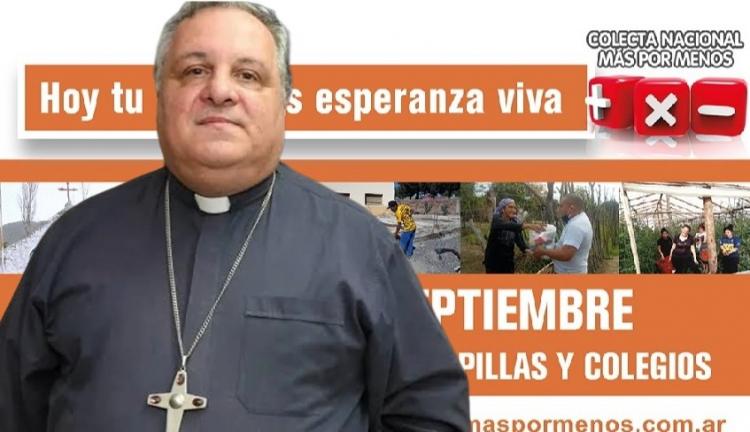 Colecta Más por Menos: Mons. Colombo alentó a colaborar con generosidad