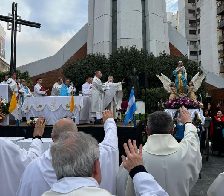 Mons. Margni animó a caminar sin demora, como la Virgen, al encuentro del pueblo Mons. Margni animó a caminar sin demora, como la Virgen, al encuentro del pueblo