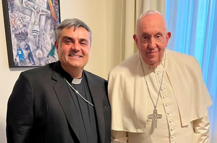 Mons. Margni fue recibido en audiencia por el pontífice Mons. Margni fue recibido en audiencia por el pontífice