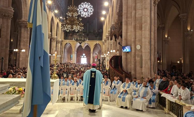 Mons. Margni le pidió a la Virgen de Luján que 'cure nuestras esperanzas debilitadas'