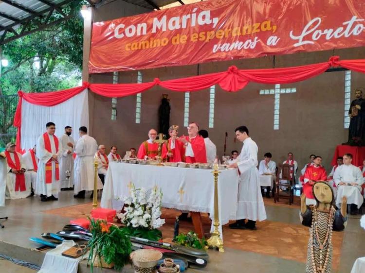 Mons. Martínez en Loreto: 'Evangelizar es nuestra vocación y misión'