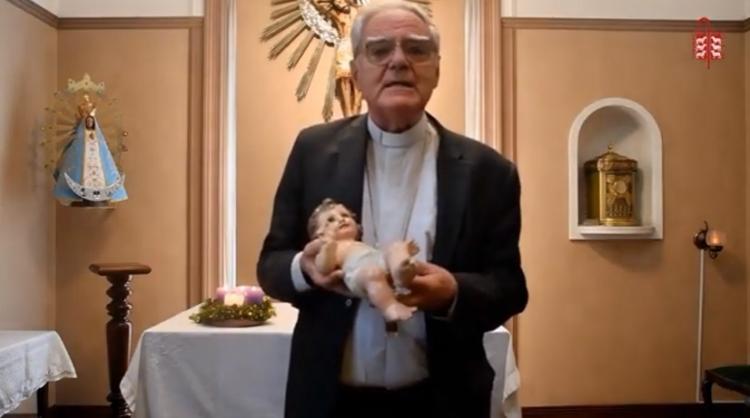 Mons. Ojea: 'El Niño Jesús quiere acompañar nuestra vida' Mons. Ojea: 'El Niño Jesús quiere acompañar nuestra vida'