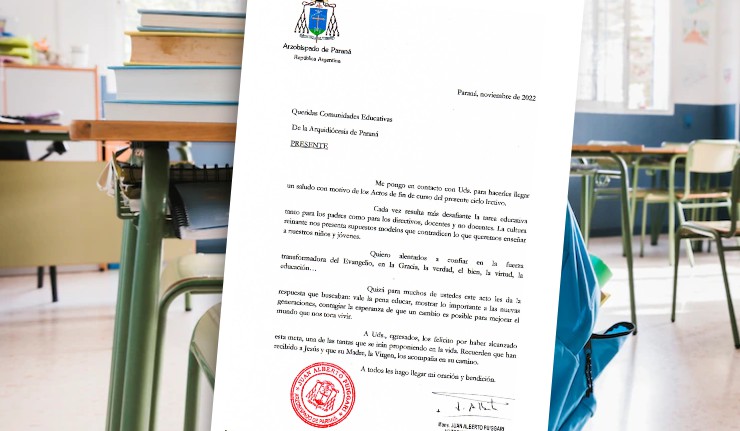 Mons. Puiggari envió un mensaje de aliento y felicitación a las comunidades educativas Mons. Puiggari envió un mensaje de aliento y felicitación a las comunidades educativas