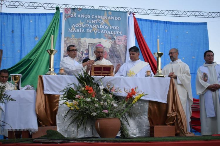 Moreno celebró a la Virgen de Guadalupe con una multitudinaria fiesta