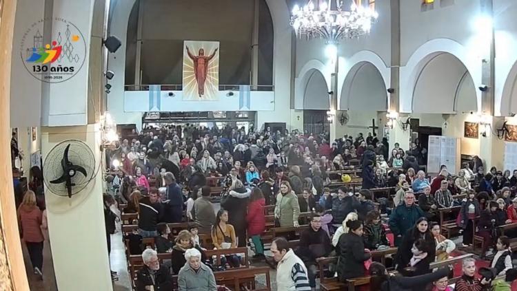 Multitudinaria devoción de fe a Santa Rosa en su fiesta patronal