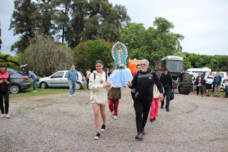 Nueve de Julio: se realizó una nueva peregrinación al monasterio de Los Toldos Nueve de Julio: se realizó una nueva peregrinación al monasterio de Los Toldos