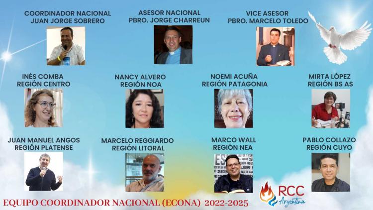 Nuevo equipo coordinador de la Renovación Carismática Católica Argentina Nuevo equipo coordinador de la Renovación Carismática Católica Argentina