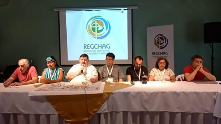 El obispo de Reconquista oficializó la presentación de la Red Eclesial Gran Chaco y Acuífero Guaraní El obispo de Reconquista oficializó la presentación de la Red Eclesial Gran Chaco y Acuífero Guaraní