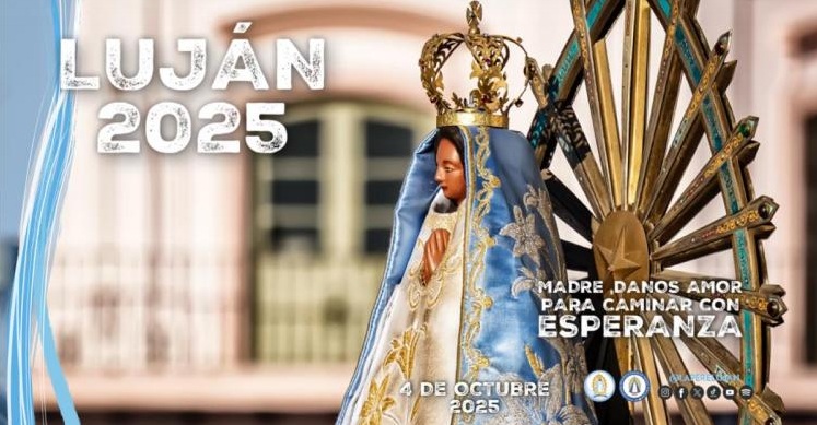 #PereLuján Horarios de salida del arzobispo y la imagen y de la misa central