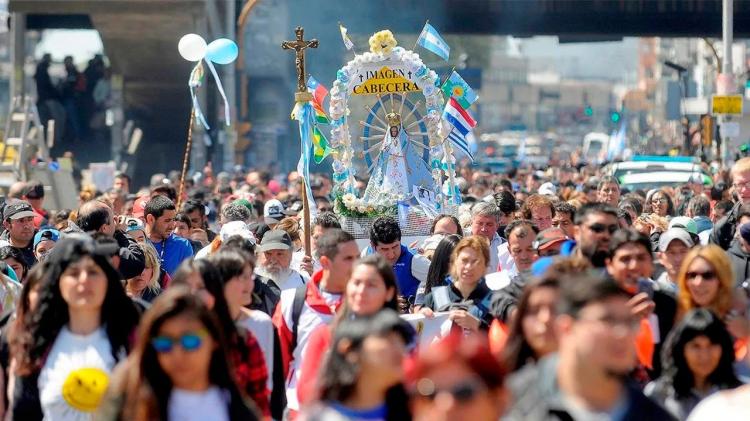 #PereLuján Los jóvenes caminan este fin de semana a la casa de la Madre