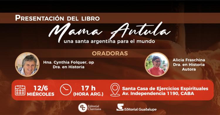 Presentarán un libro sobre Mama Antula en la Santa Casa Presentarán un libro sobre Mama Antula en la Santa Casa