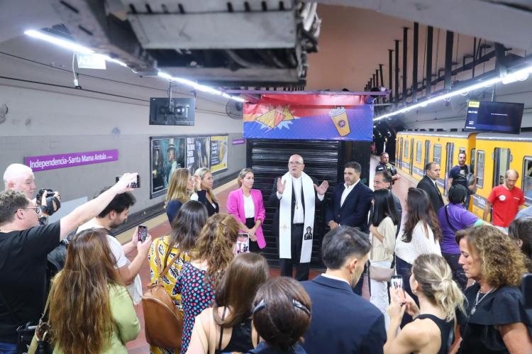 Renombran la estación de subte tras la canonización de Mama Antula Renombran la estación de subte tras la canonización de Mama Antula