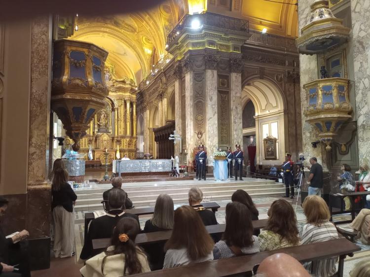 Rezaron en todo el país el Rosario por la Argentina Rezaron en todo el país el Rosario por la Argentina