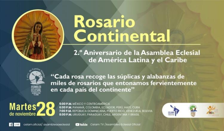 Rosario continental para celebrar el 2do. aniversario de la Asamblea Eclesial Rosario continental para celebrar el 2do. aniversario de la Asamblea Eclesial