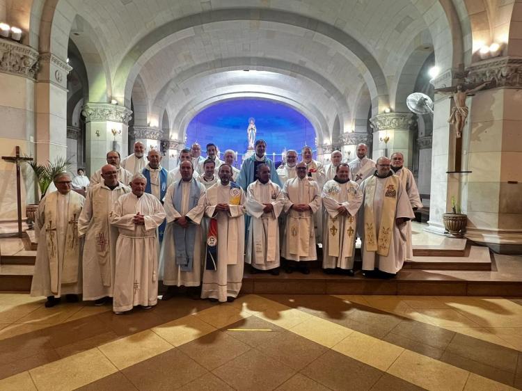 Sacerdotes de San Martín celebraron su jubileo en Santos Lugares