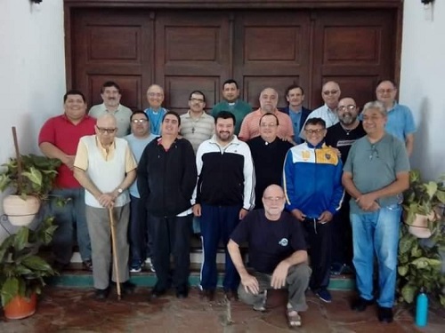 Sacerdotes diocesanos de Goya realizaron una semana de ejercicios espirituales Sacerdotes diocesanos de Goya realizaron una semana de ejercicios espirituales