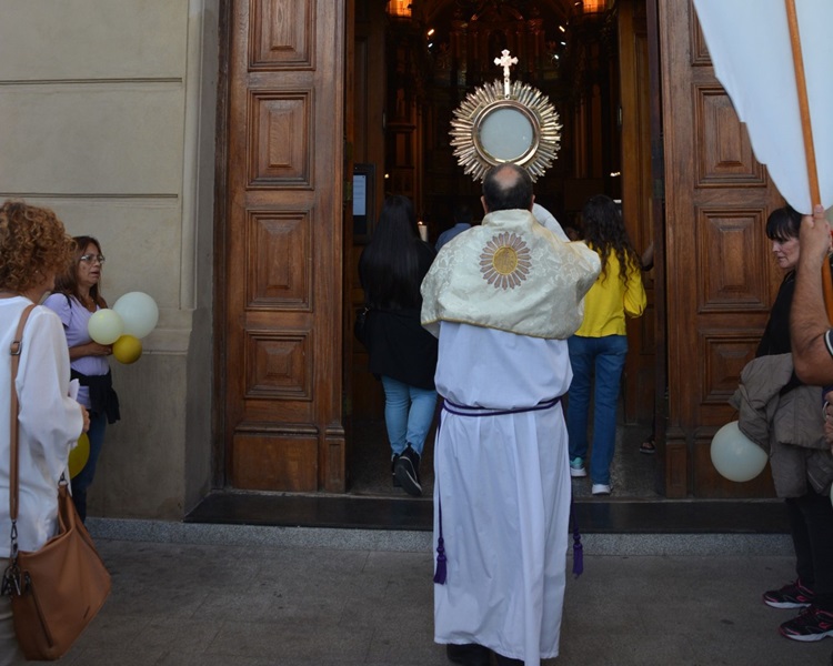 San Luis: adoradores eucarísticos participaron de un jubileo propio