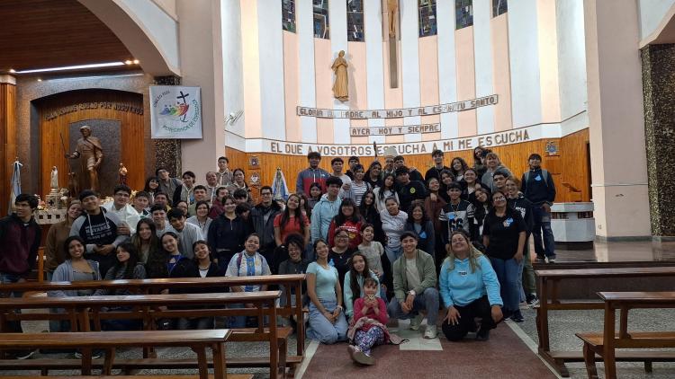 San Roque: jóvenes vivieron un encuentro mariano lleno de fe y alegría