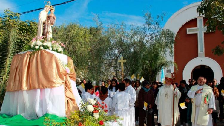 Santiago del Estero: fiesta patronal de la Virgen del Carmen en Pinto y en el barrio Río Dulce Santiago del Estero: fiesta patronal de la Virgen del Carmen en Pinto y en el barrio Río Dulce