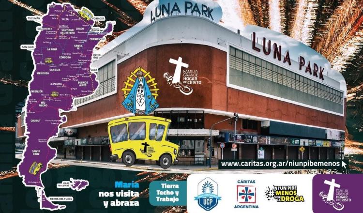 Los Hogares de Cristo llegan al Luna Park para iniciar su peregrinación nacional Los Hogares de Cristo llegan al Luna Park para iniciar su peregrinación nacional