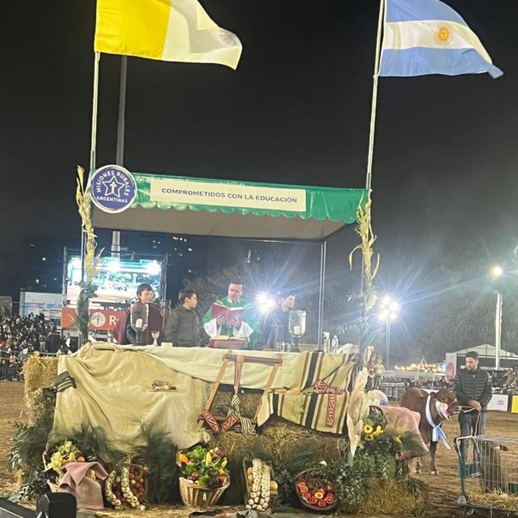 Se ofició la Misa del Campo en la Exposición Rural de Palermo