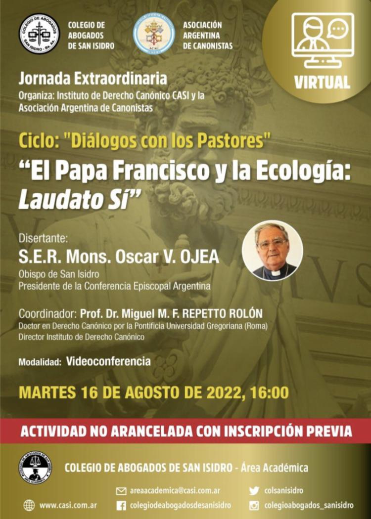 Disertación sobre "El papa Francisco y la ecología: Laudato si'" Disertación sobre "El papa Francisco y la ecología: Laudato si'"