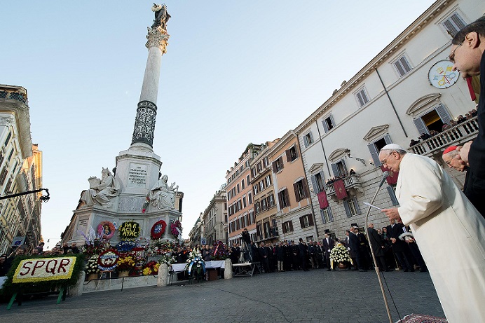 Tras la pandemia, el Papa volverá a rendir homenaje público a la Inmaculada Tras la pandemia, el Papa volverá a rendir homenaje público a la Inmaculada