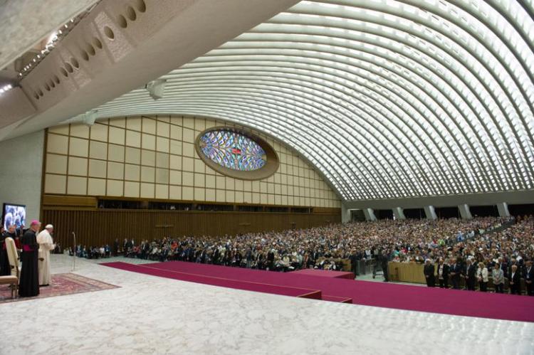 Treinta y cinco millones de personas asistieron a las audiencias del Papa Francisco