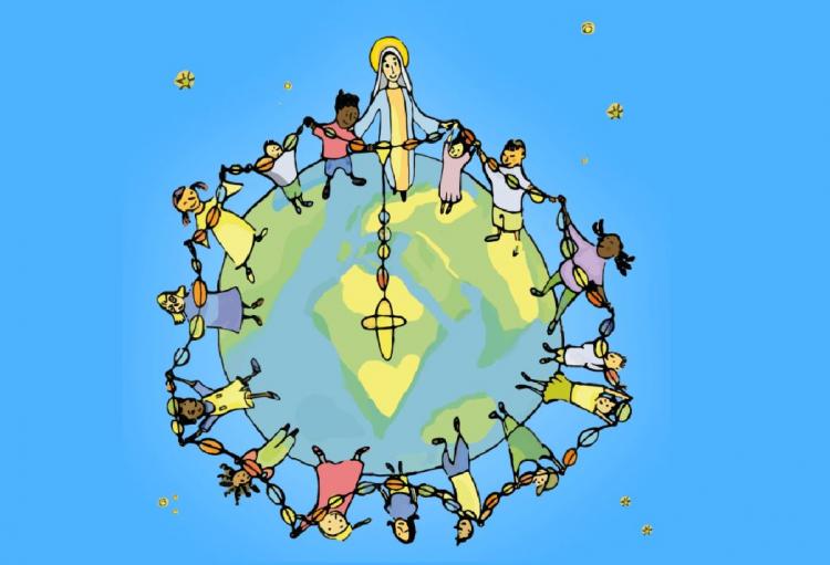 Un millón de niños rezarán el rosario implorando la paz y unidad en el mundo Un millón de niños rezarán el rosario implorando la paz y unidad en el mundo