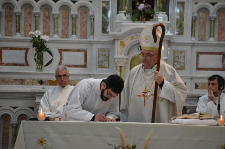 Un seminarista de Mar del Plata recibió su ordenación diaconal