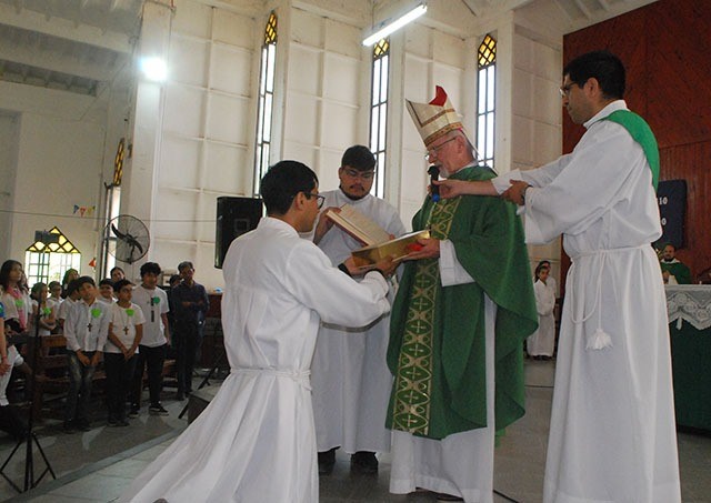 Un seminarista santiagueño recibió el ministerio del lectorado Un seminarista santiagueño recibió el ministerio del lectorado