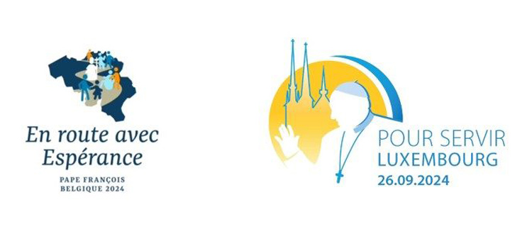 Vaticano: Publican logos y lemas de la visita del Papa a Luxemburgo y Bélgica Vaticano: Publican logos y lemas de la visita del Papa a Luxemburgo y Bélgica