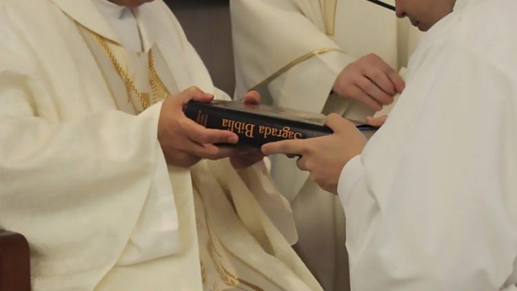 Venado Tuerto: solemnidad de la Asunción de la Virgen y acolitado de un seminarista