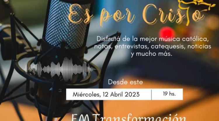 Vuelve a transmitirse el programa radial 'Es por Cristo' Vuelve a transmitirse el programa radial 'Es por Cristo'