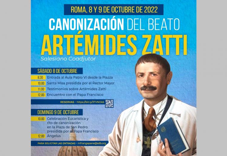 Ya está disponible el programa de la canonización de Don Zatti Ya está disponible el programa de la canonización de Don Zatti